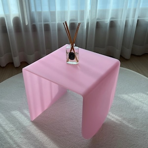 simple modarn acryl mini table 5colors / シンプル モダン アクリル ミニ テーブル サイドテーブル 家具 韓国インテリア
