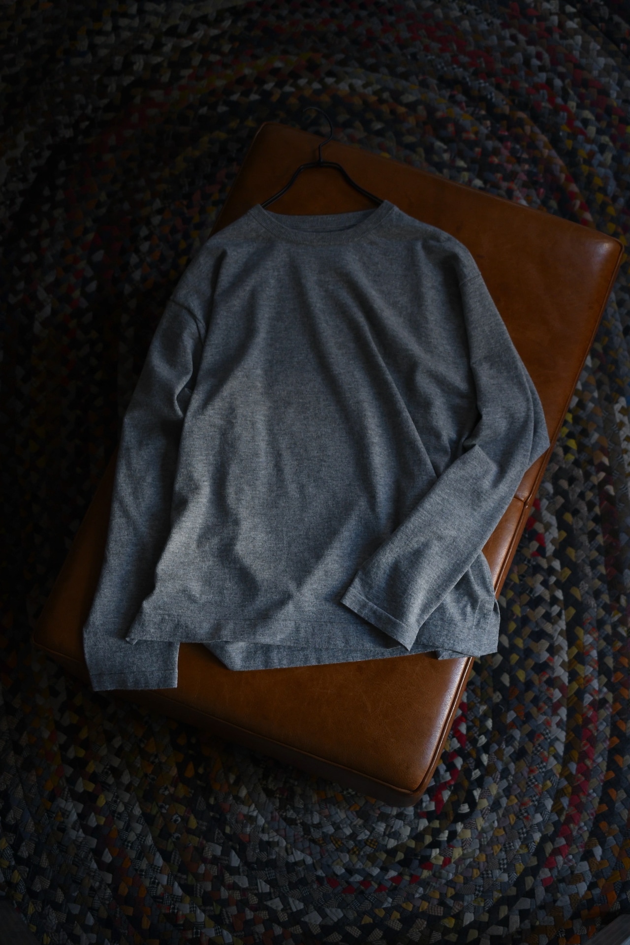 BATONER / ALASHAN CASHMERE T-KNIT (GRAY)