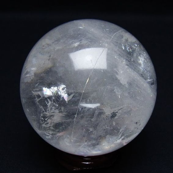 水晶 丸玉 65mm スフィア 置物 水晶玉 一点物 151-8972