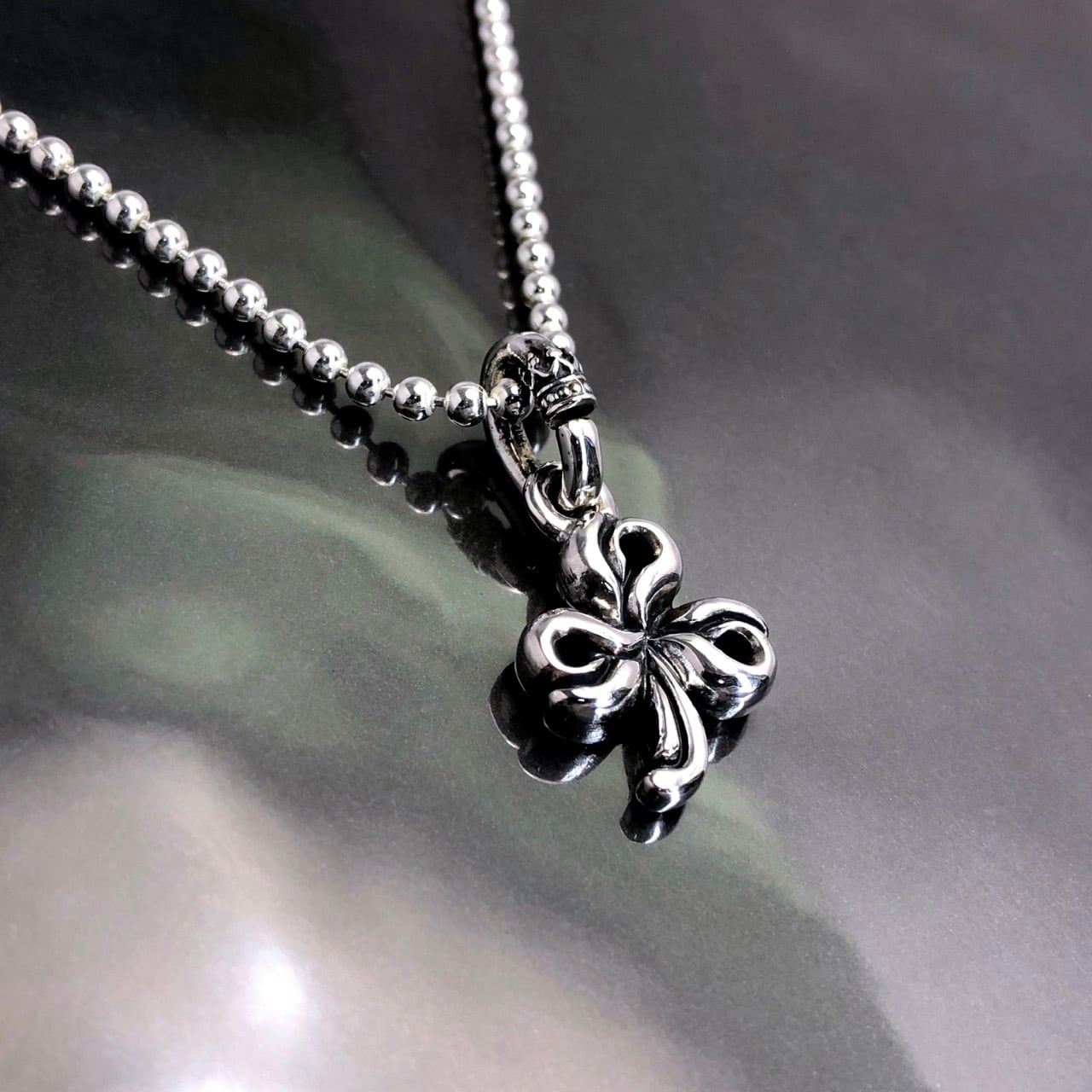 BALL CHAIN [SHAMROCK] / シャムロックボールチェーンネックレス | GODSIZE