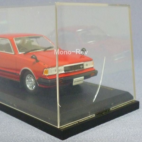 【非売品】日産　ブルーバード カラーサンプル 1/43 日産 ブルーバード 910 HT 2000SSS-X 1982 赤 日産名車