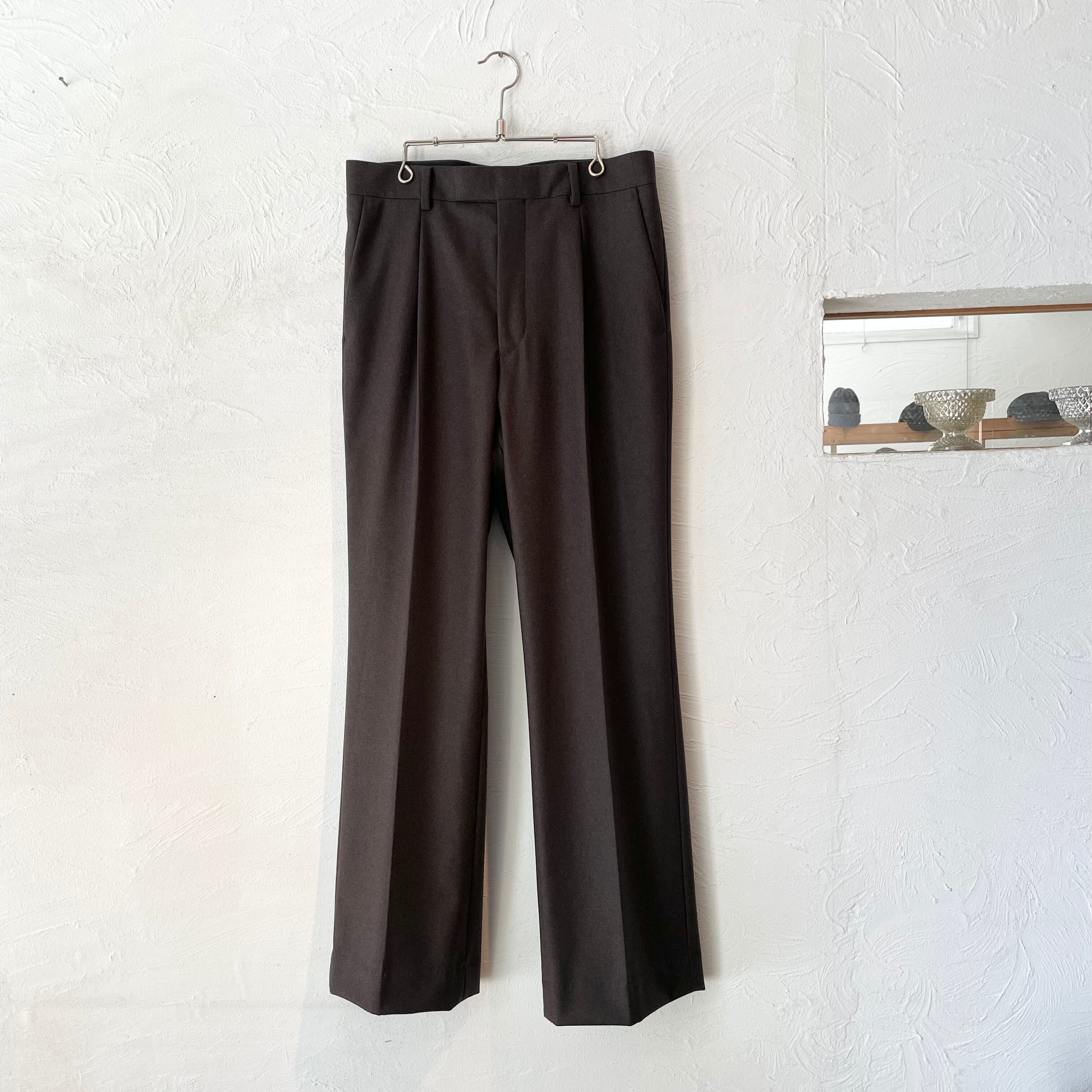 【AURALEE】WOOL FULLING FLANNEL SLACKS