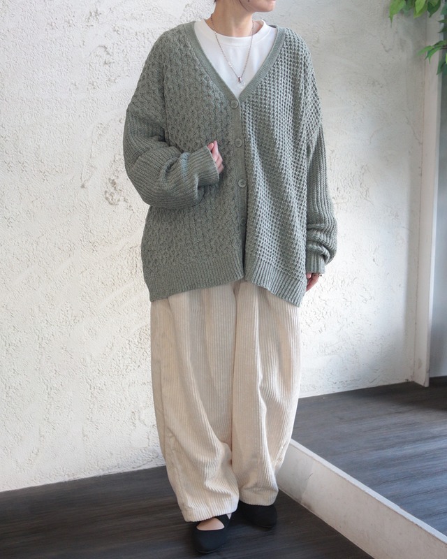 【LUPILIEN】モールニットカーディガン　(251096)