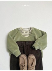 〖取寄〗韓国子供服 / 26winter / minirobe / ヨーヨーボーダーTシャツ / キッズ *S~XL*