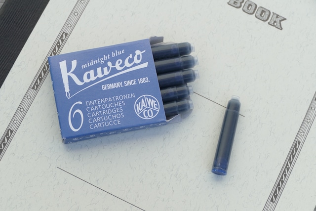 kaweco インクカートリッジ ミッドナイトブルー（６本入り）