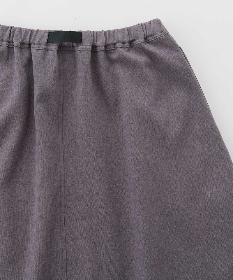 Gramicci (ｸﾞﾗﾐﾁ) - WOOL LIKE FLARE SKIRT (ｳｰﾙﾗｲｸﾌﾚｱｽｶｰﾄ) GLSK5