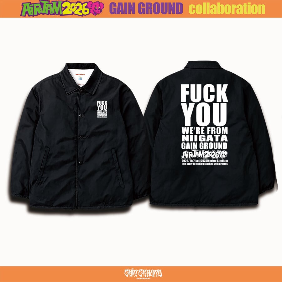 店頭受取専用！ AIRJAM2026 x FUCK YOU WE`RE FROM NIIGATAコラボ