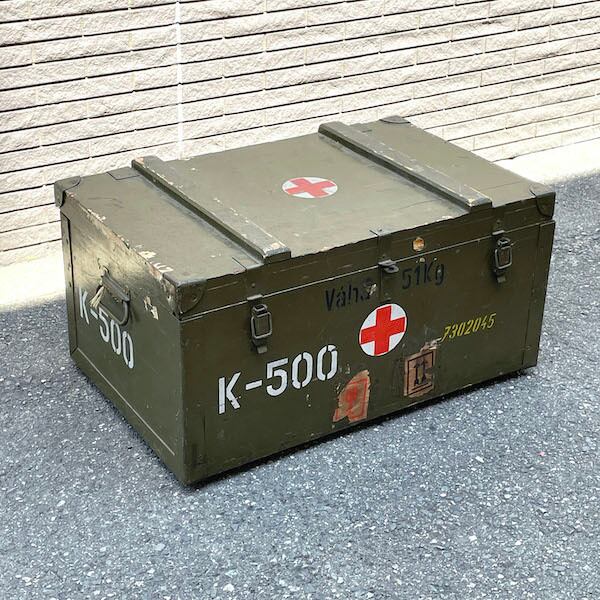 ミリタリーボックス 木製 ウッドボックス ミリタリーグッズ 軍用グッズ 