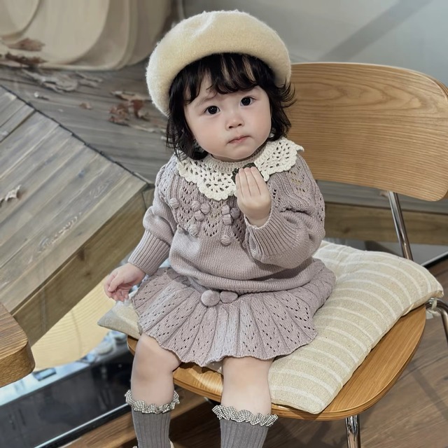 【取寄】ぽこぽこがたまらないニットトップス