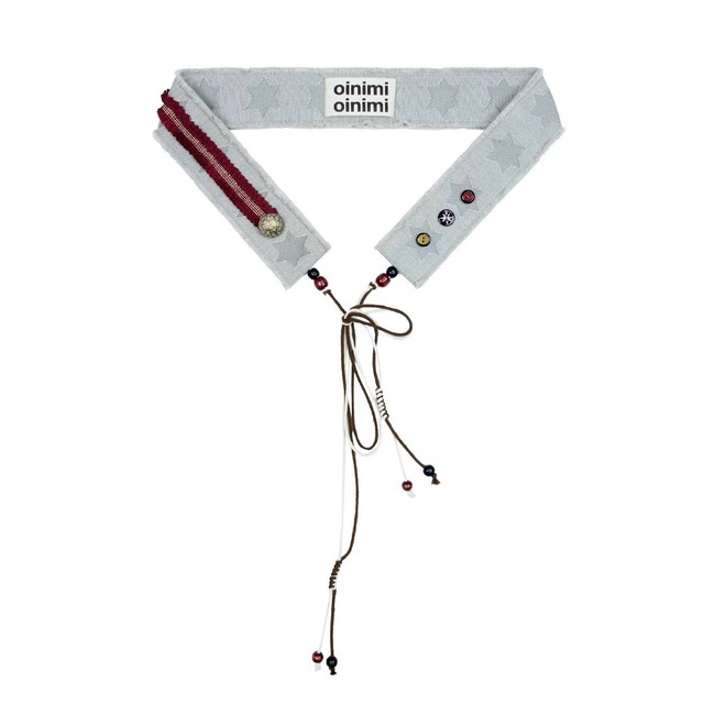 [oinimi] star button decorative waistband straps
