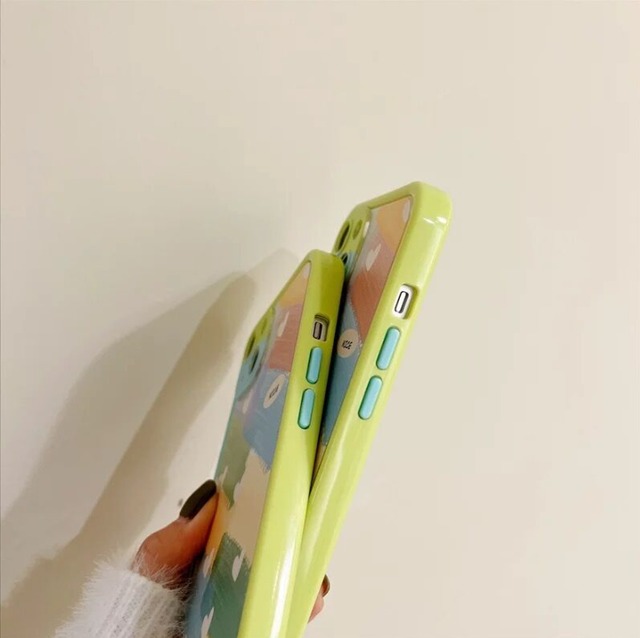 iPhoneケース iPhone13 iPhone12 ハート 虹 カラフル かわいい 1228