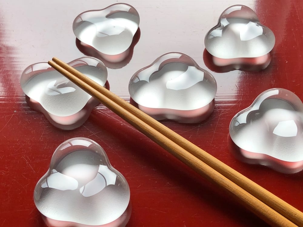 ガラスぐい呑み3腕 ガラス一輪挿し 陶器ぐい呑み 箸置き4つ