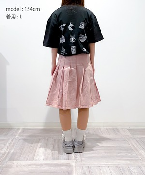 F252005-14_The Powerpuff Girls×Flapper Tシャツ_モチーフ（ブラック）