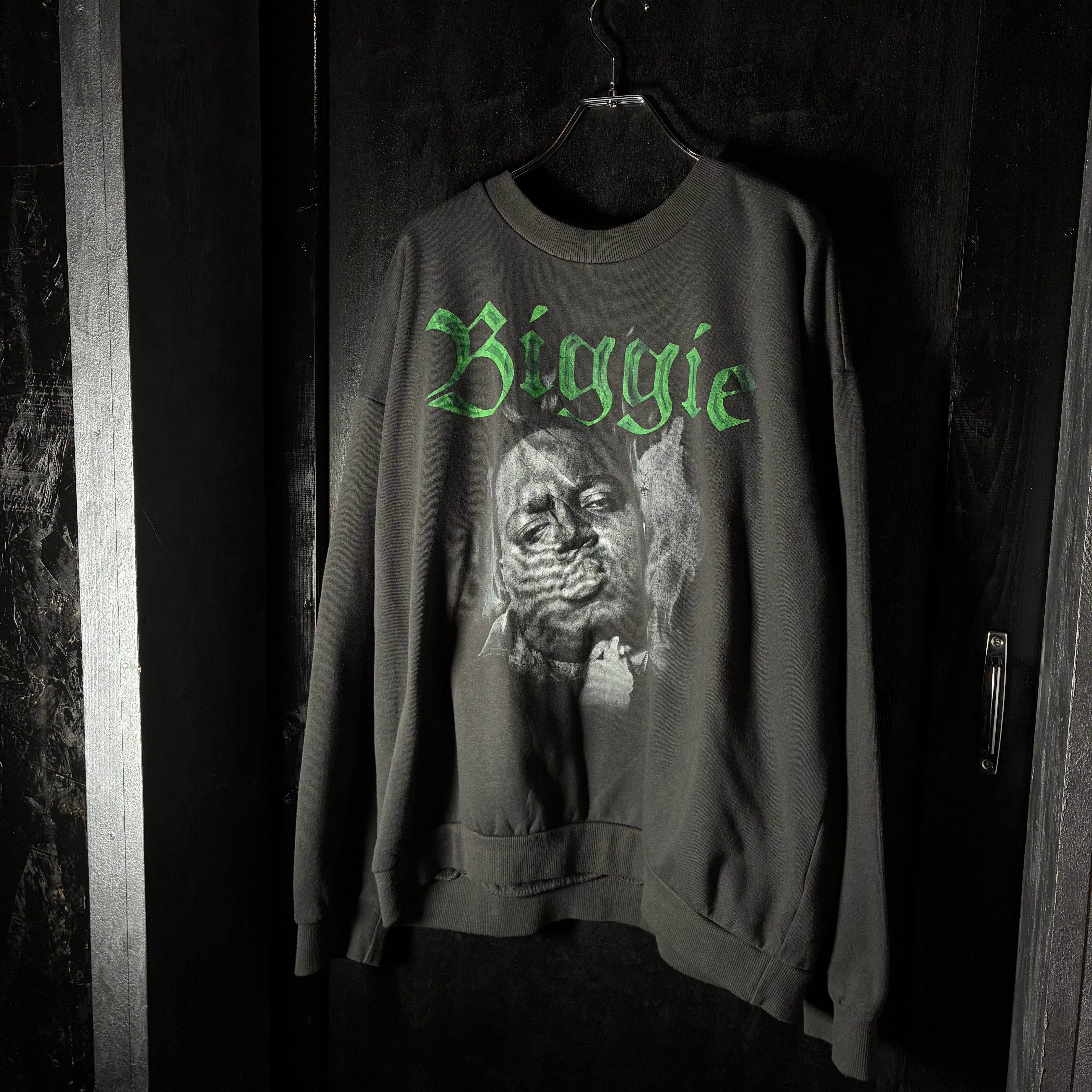 The Notorious B.I.G ラッパースウェット ビギー 黒 XL | 古着屋 the moon