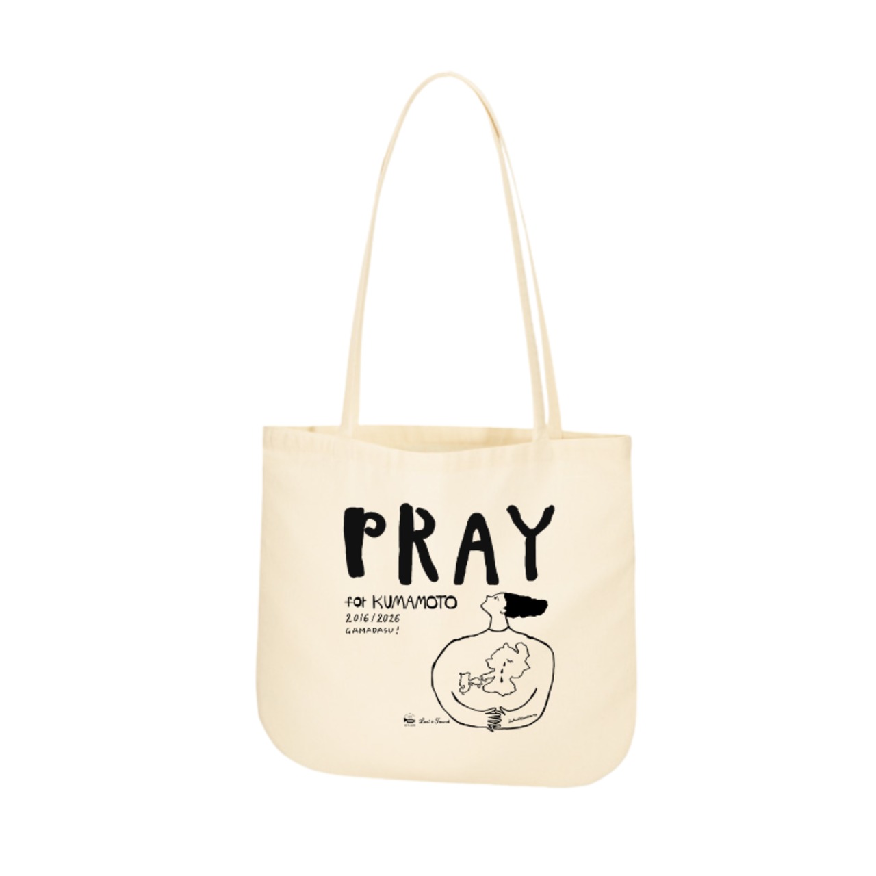 【熊本支援】トートバッグ「PRAY for Kumamoto」woman