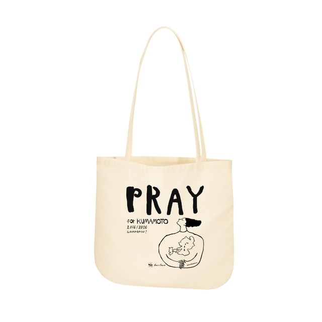 【熊本支援】「PRAY for Kumamoto」 缶バッジ  10個セット