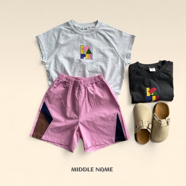 《送料無料》カラーブロックパンツ：kids【MIDDLENAME】※お取り寄せ