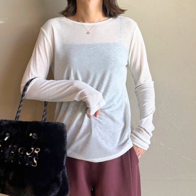 【 CLOCHE 】シアーロンT