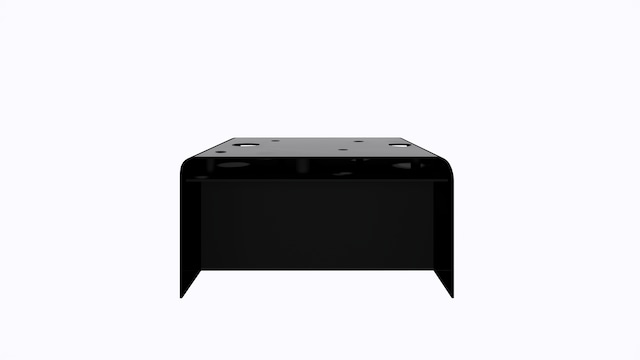 ターブル・ペルフォレ (黒) - Table Perforée (Black)-Width 1400mm