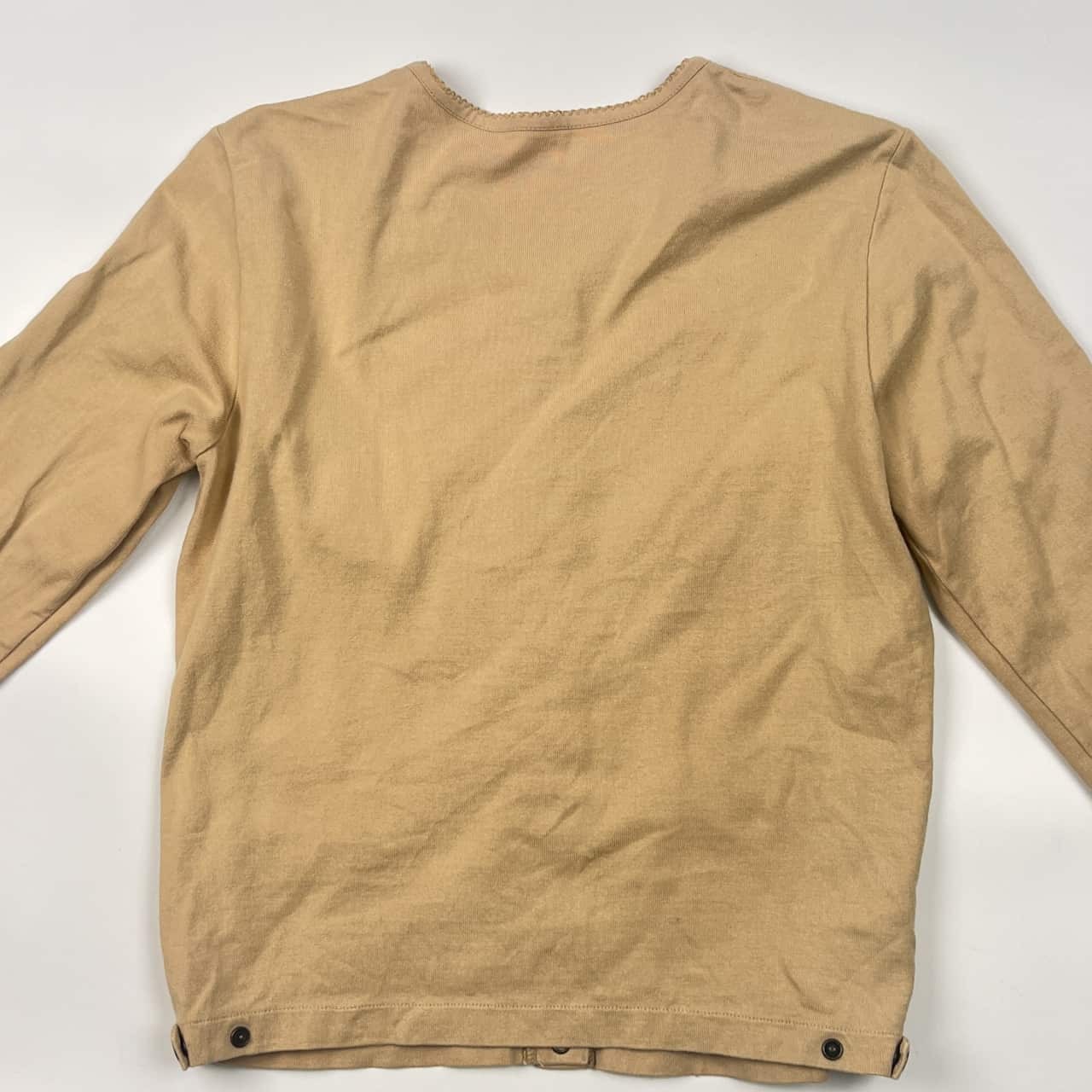 INGEBORG インゲボルグ ロゴデザイン ボタン ジャケット /ベージュ レディース