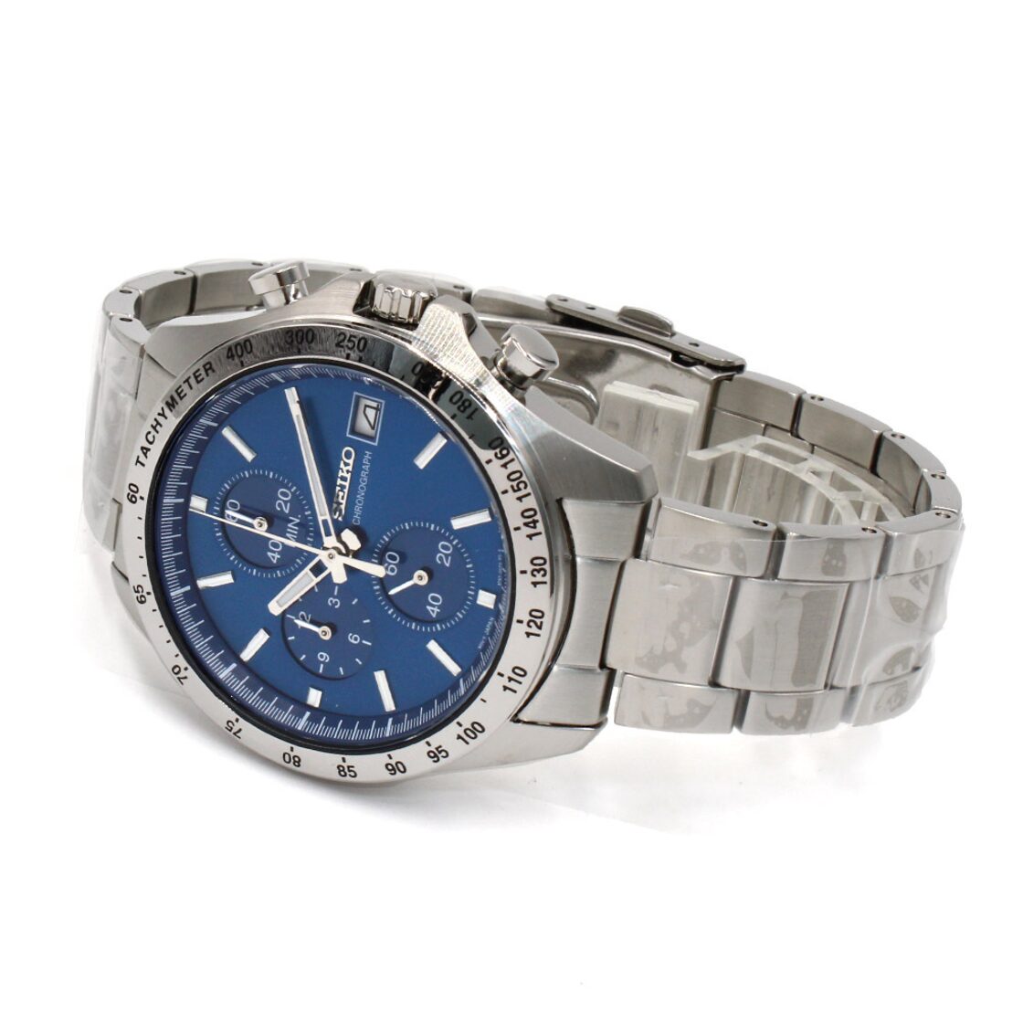 SEIKO ANALOG WATCH CHRONOGRAPH QUARTZ SBTR023 SPIRIT BLUE SILVER 