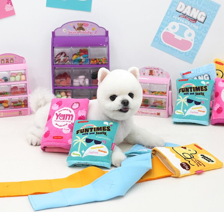 jellychu pocket toy / ペット 犬 おもちゃ カシャカシャ 知育玩具 ノーズワーク おやつ隠し 可愛い わんちゃん おもちゃ ストレス解消 toy16