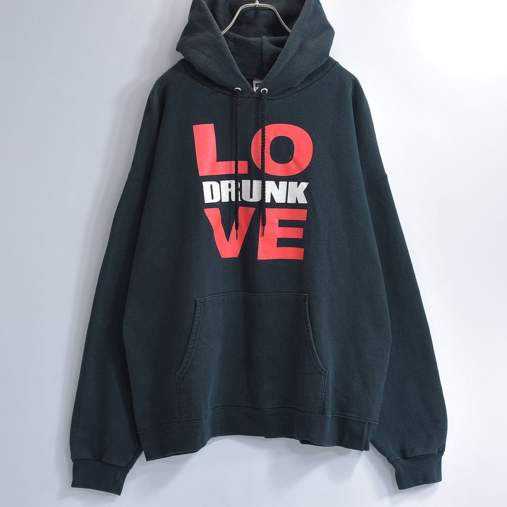 90s Hanes ヘインズ ロゴプリント プルオーバー スウェットパーカー 90s Hanes ヘインズ ロゴプリント プルオーバー スウェットパーカー