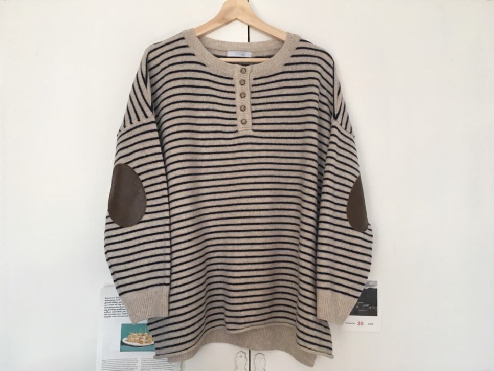 オーバーサイズ 古着風ニットセーター