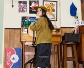 韓国子供服 / 26Autumn / Blackbean / セイントTシャツ / キッズ服 / ベビー服 / 秋服 *S(69㎝)~XL(120㎝)*