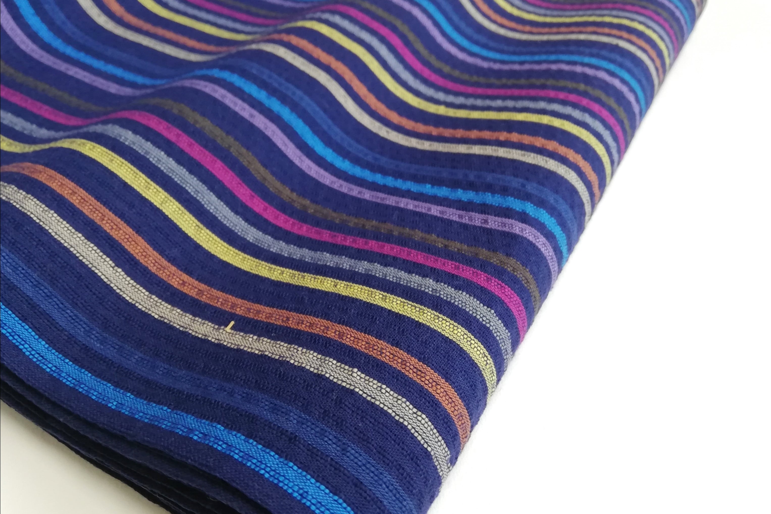 tsx0232 新品 阿波しじら 木綿 反物 阿波しじら織 木綿着物 着尺 反物 046 全40柄以上 阿波正藍しじ