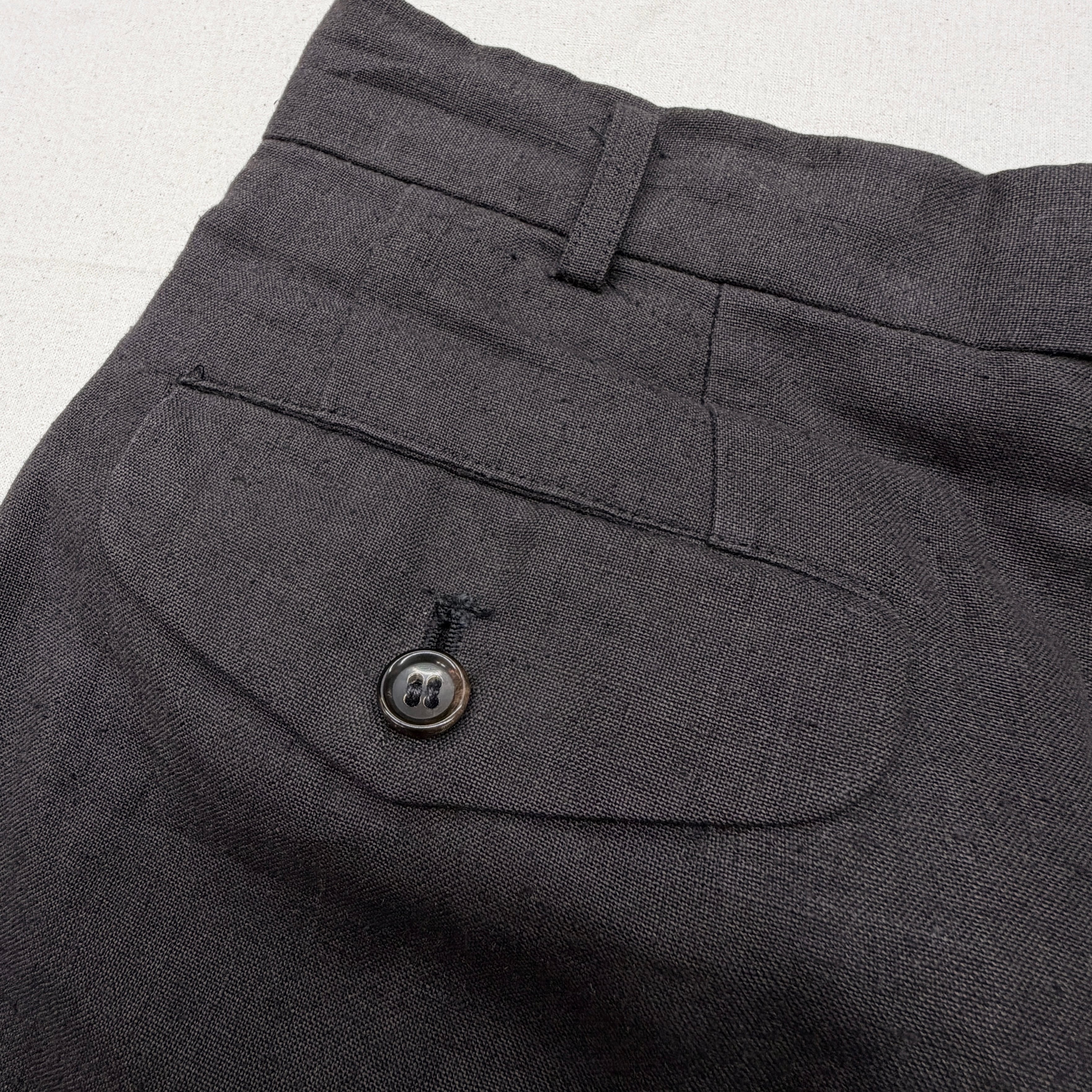 Comme des Garçons HOMME】80s リネンセットアップ コムデギャルソン