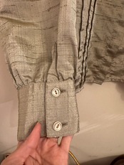 1980's FREYA W.germany ピンタックブラウス