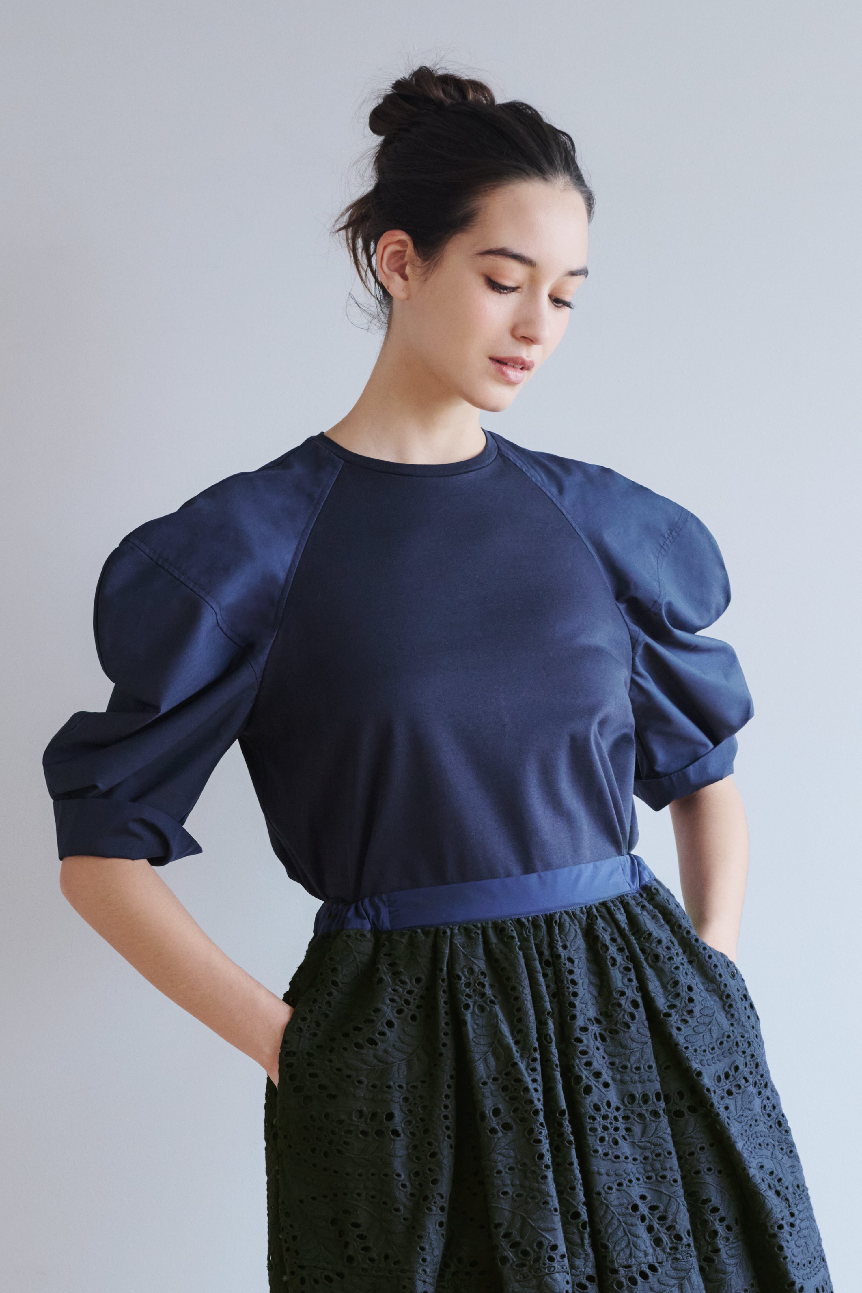 PUFFED TOP NAVY | AMICA・kids PUFFED TOP NAVY | AMICA・kids