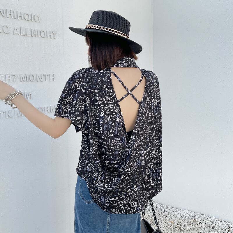 シャツ バックレス ラブタオタオダレンハウス96062166194