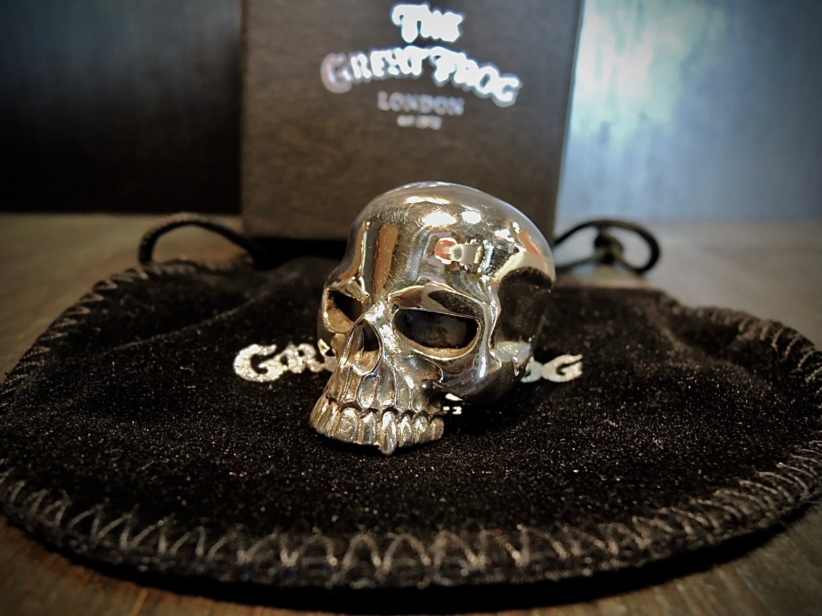 THE GREAT FROG Large Evil Skull Ring グレートフロッグ