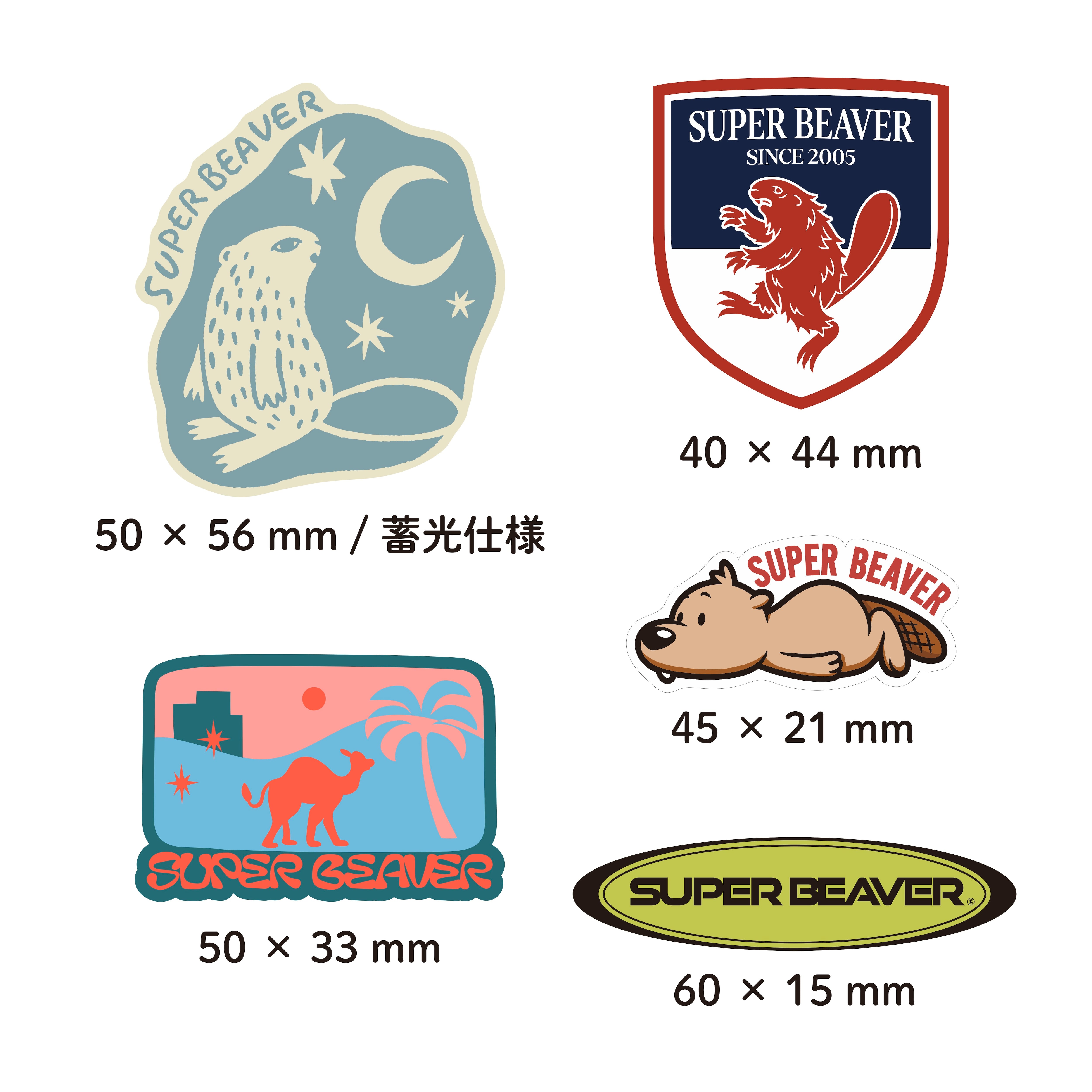 super beaver レアステッカーセット！！ 丸缶ケース入りステッカーセット | SUPER BEAVER OFFICIAL WEBSTORE