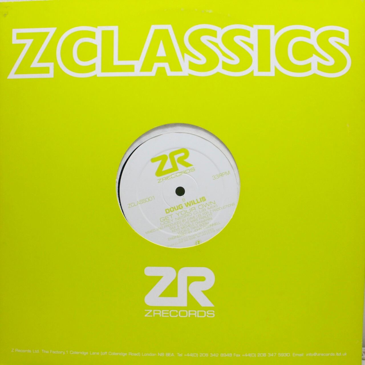 Agora / Doug Willis / Montayo / Get Your Own [ZCLASS001] - 画像3