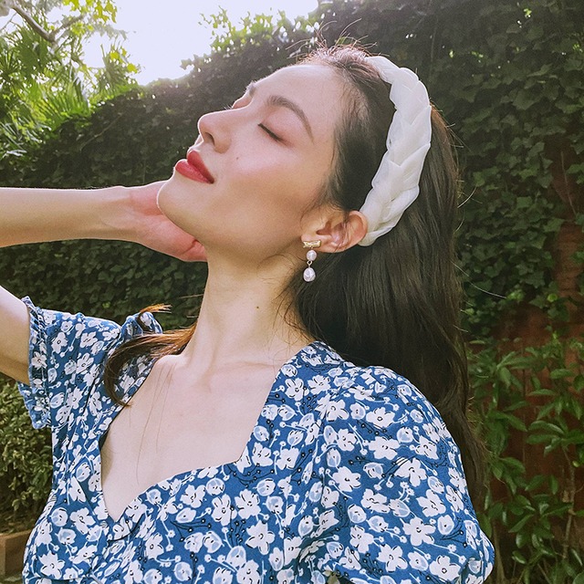 スタンダードヘアバンド トップス サイドヘアピン レトロ ヘアアクセサリー ブラック・アイド・ピーズ47273083540