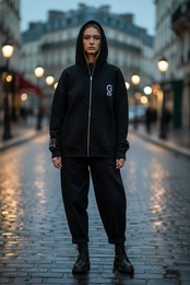 GODSIZE 2025 CLOCK RELAXED FIT ZIP HOODIE