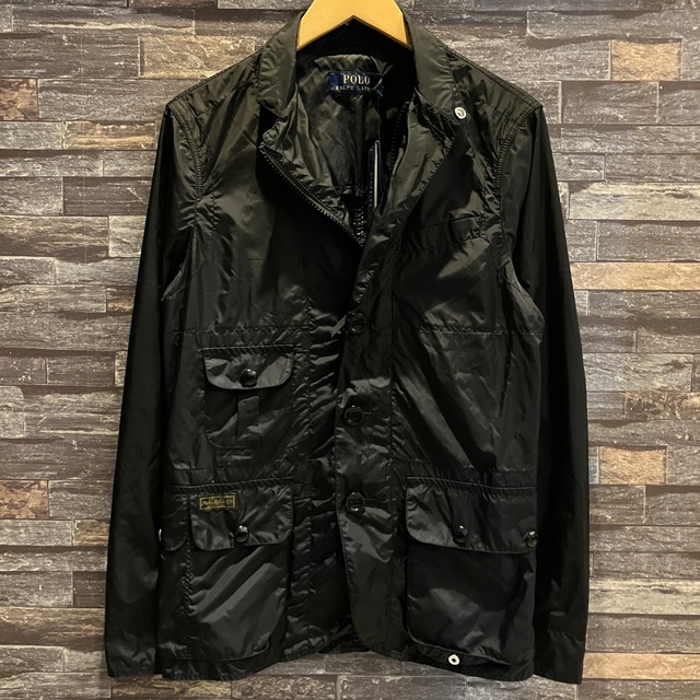 【NEW】RALPH LAUREN NYLON JACKET BLACK