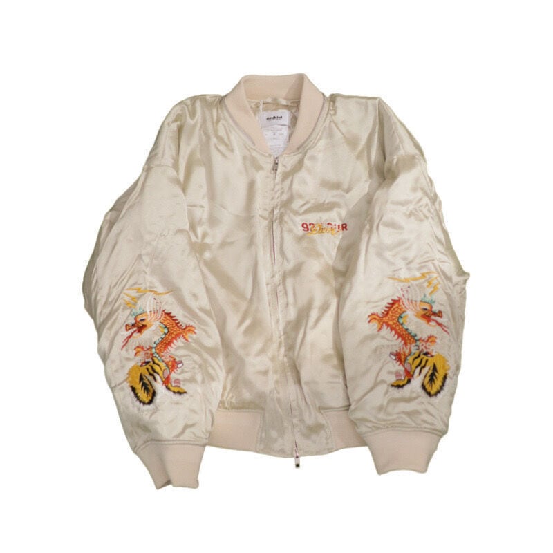 ５周年別注】doublet CHAOS EMBROIDERY SOUVENIR JACKET (WHITE