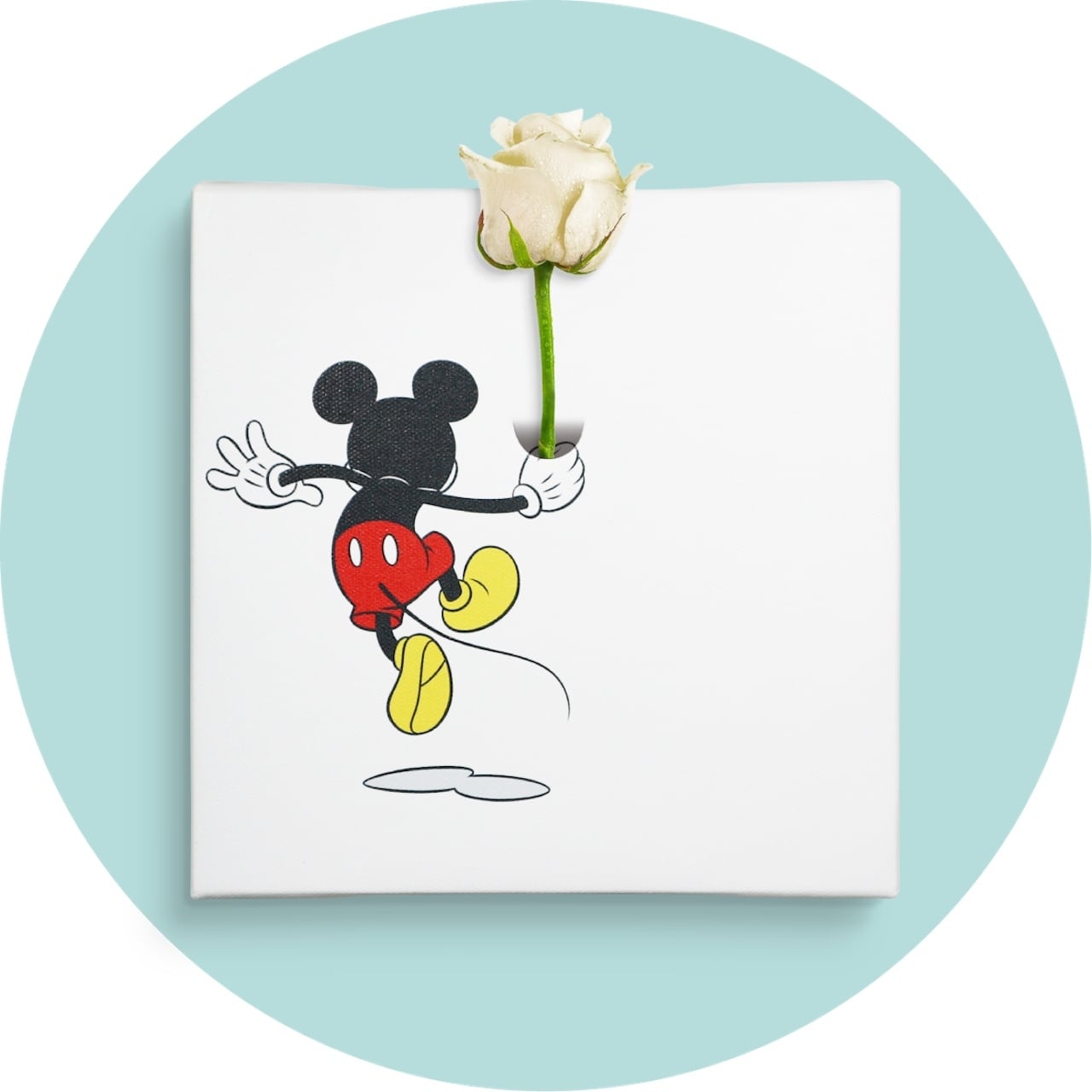 ディズニー アートパネル ミッキー ミッキーマウス 一輪挿し IKE-DSNY