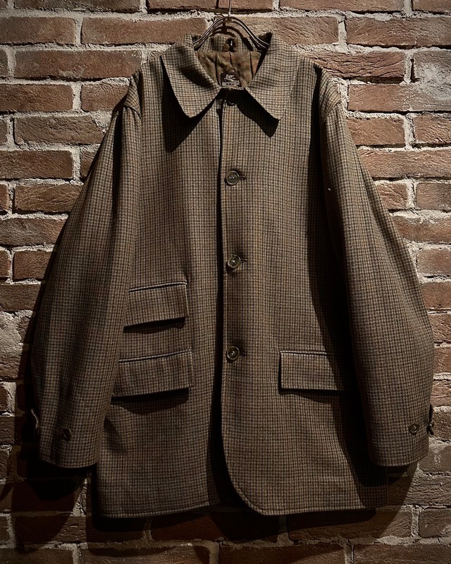 【Caka act3】“ETRO” Houndstooth Pattern Wool Jacket