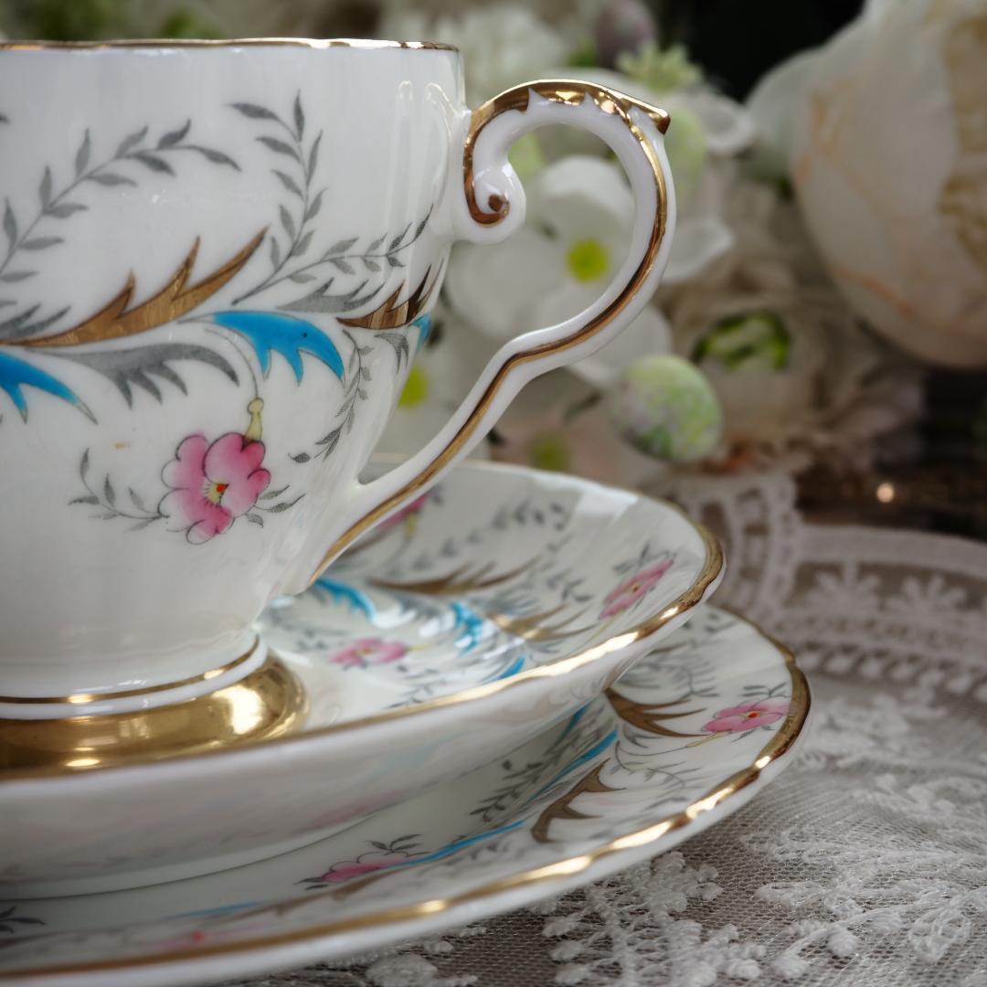 希少 シューマン ババリア ドレスデン トレイ アンティーク