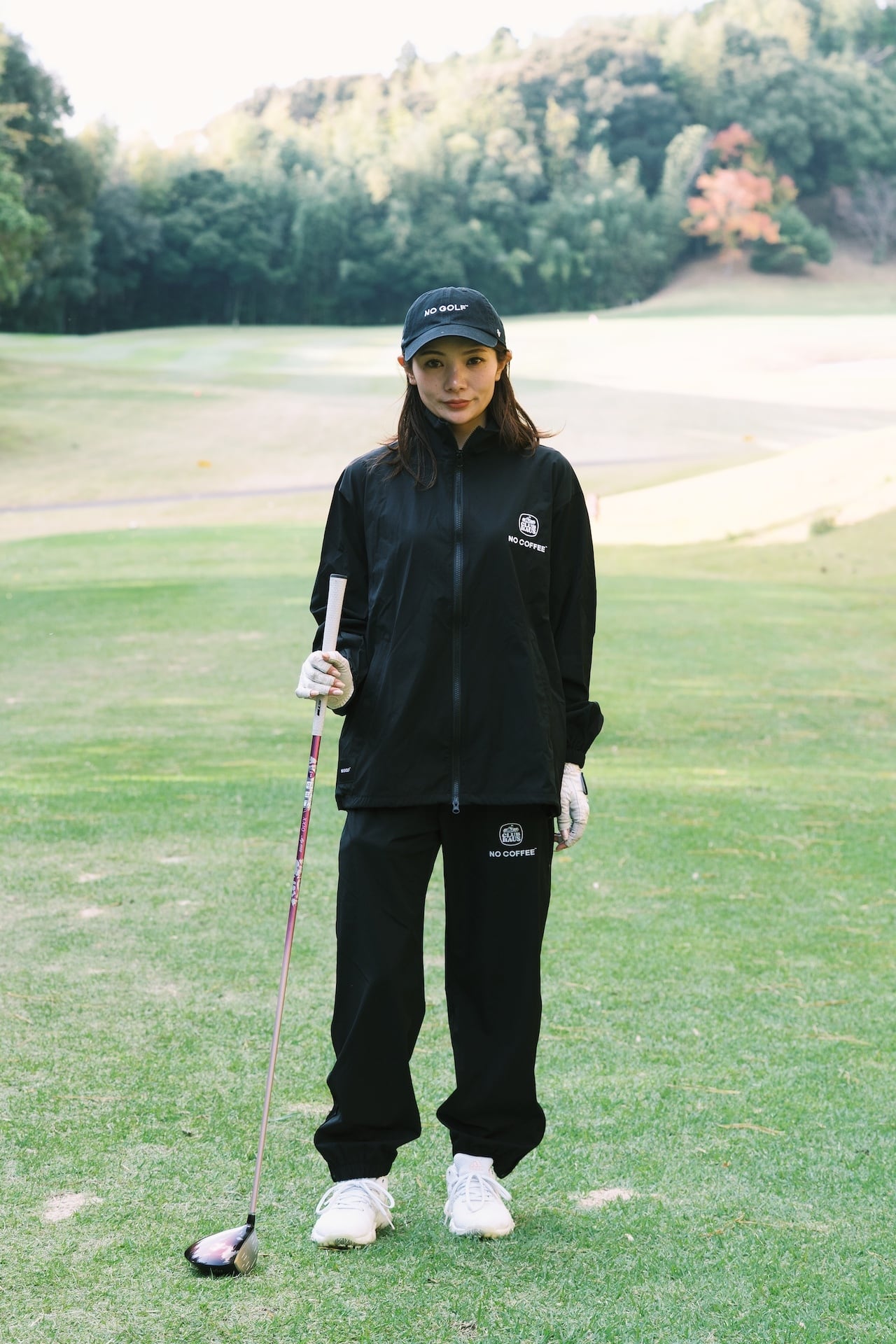 NO GOLF WINDBREAKER JACKET | NO COFFEE