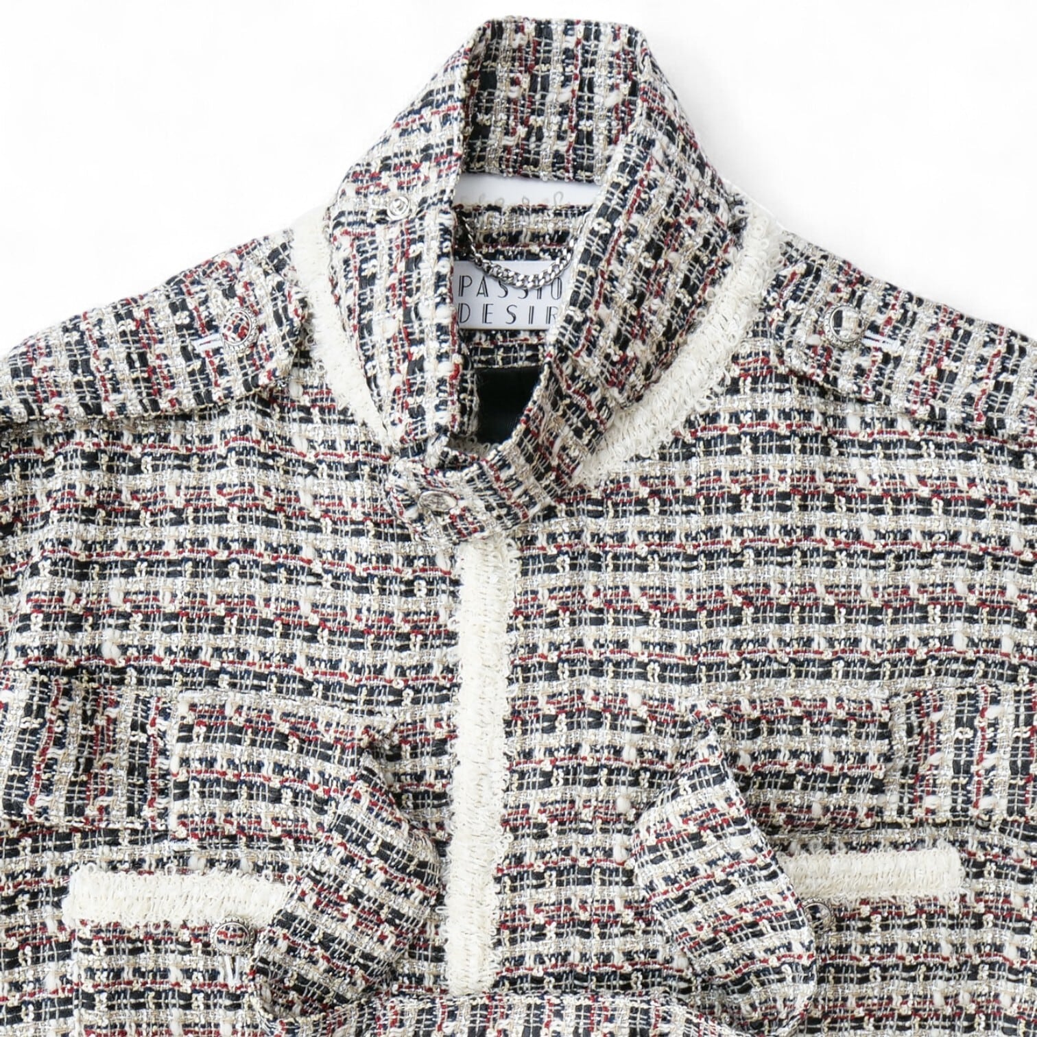 el conductorH コンダクター ミックスツイード ボンデージ ジャケット