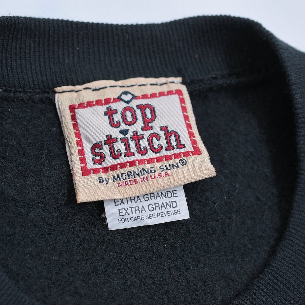 80~90s アメリカ製 top stitch フラワー刺繍 デザイン 80~90s アメリカ製 top stitch フラワー刺繍 デザイン