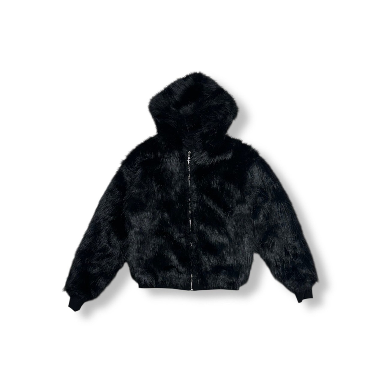 LAST NEST / reversible fur hoodie