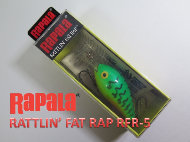 Rapala RATTLIN' FAT RAP RFR-5 ラパラ　ラトリン　ファットラップ　Fire Tiger　　F-L81-07