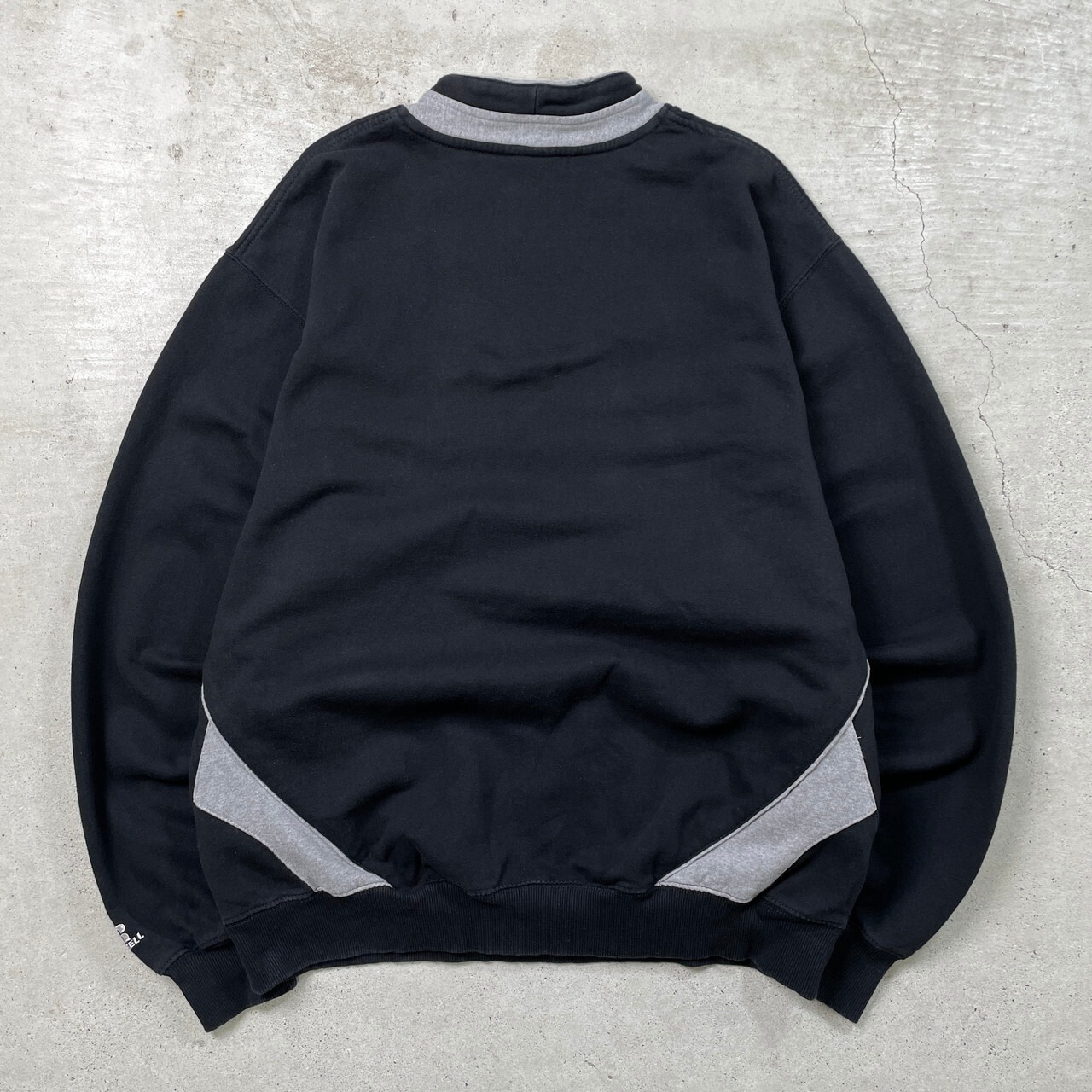 00年代 RUSSELL TEAM ISSUE ハーフジップ デザインスウェット メンズXL 
